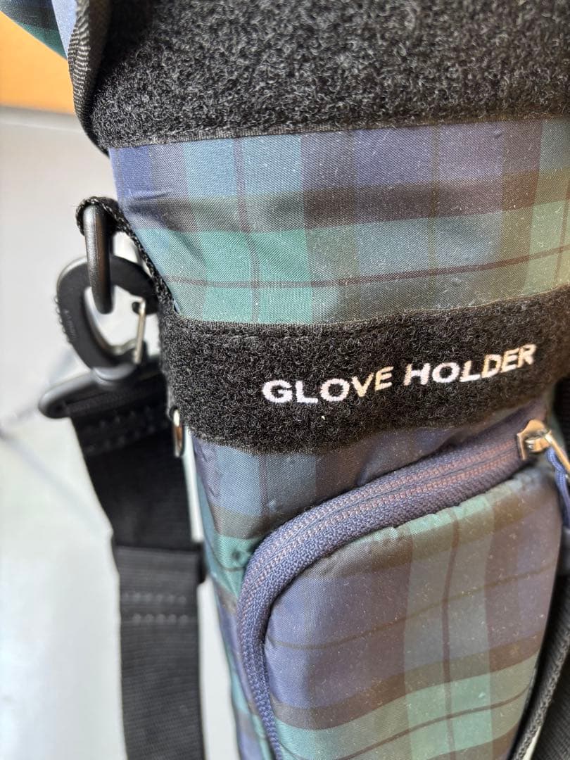 Beams Golf チェック柄　スタンドバッグ　クラブケース　ビームスゴルフ
