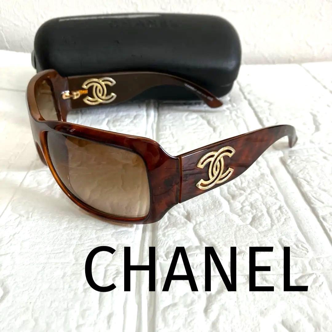 CHANEL シャネル　サングラス　ココマーク　ケース付き