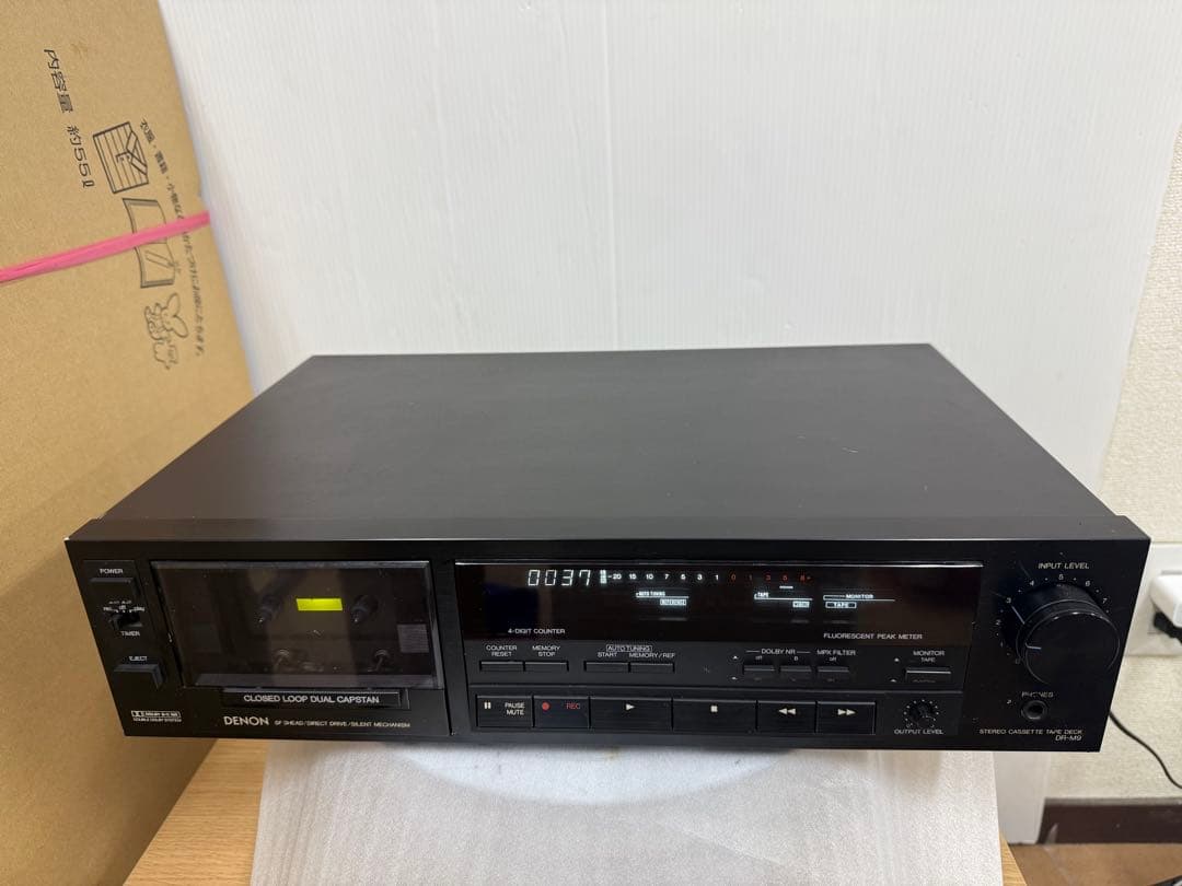 【ジャンク】DENON DR-M9 カセットデッキ 電源確認済み 現状品