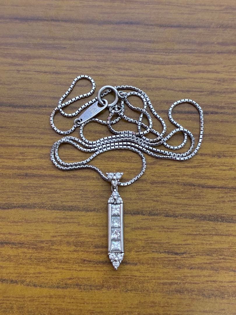 ダイヤ ネックレス 6.34g ダイヤネックレス Pt900 / 850 中古