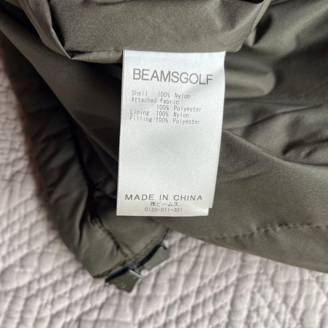 BEAMS GOLF レオパード 中綿ブルゾン