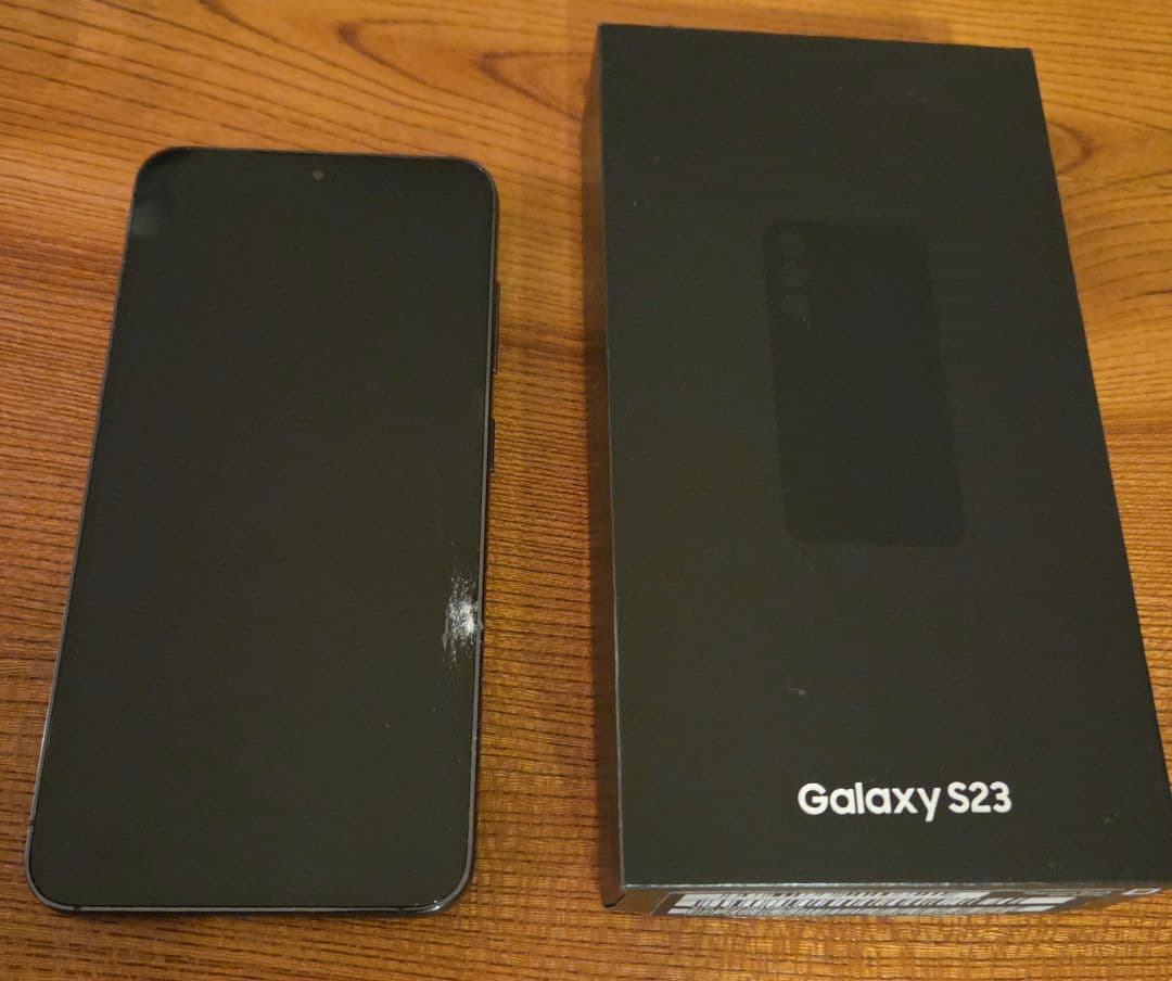 Galaxy S23 画面割れ・動作問題なし