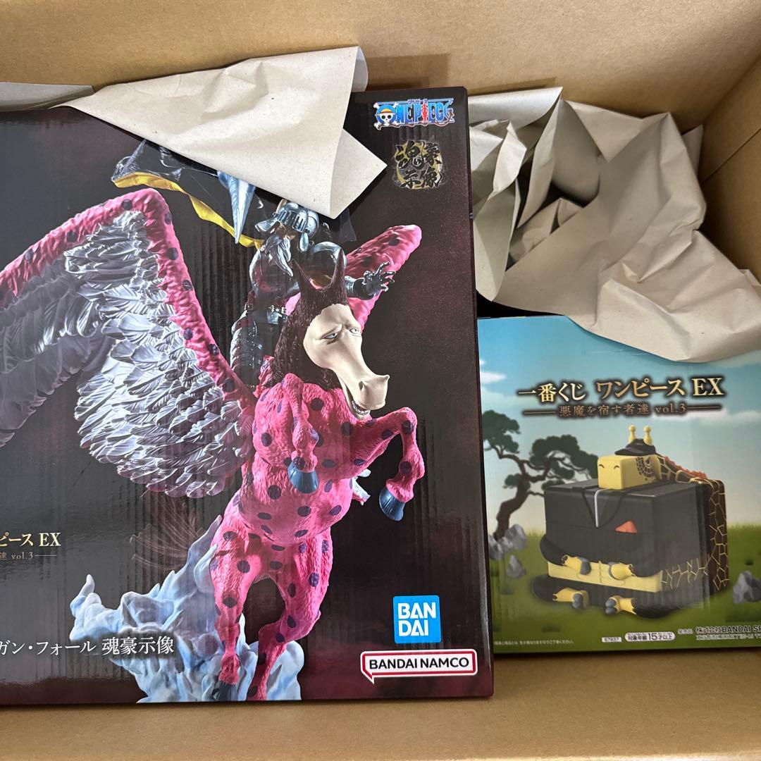 ワンピース 一番くじ c賞 e賞 ガンフォール カク