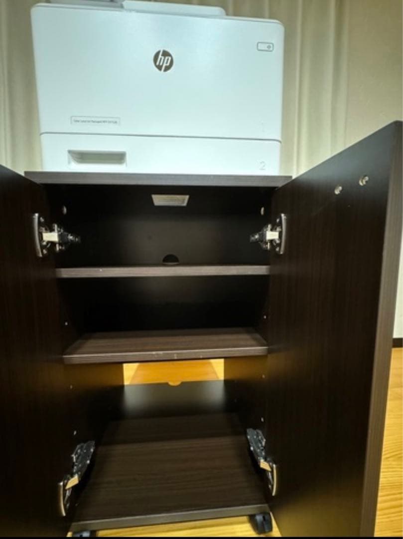 HP Jet E47528 カラーレーザー複合機　下収納付き　直接引取限定