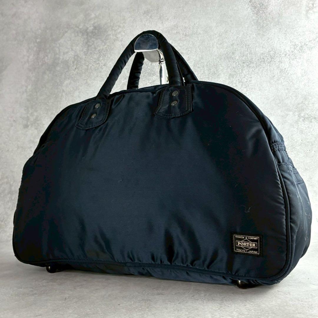 美品　廃盤品　ヘッドポーター　タンカー　ミニボストンバッグ　ナイロン　ブラック
