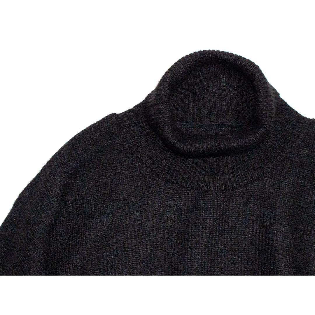 YOKE CONNECTING HIGHT NECK KNIT ハイネックニット