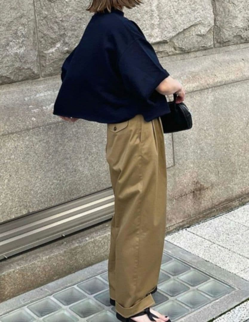 マノンフリップ【極美品】マイグルカパンツ　ベージュ　サイズ1　日本製