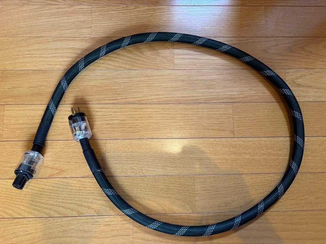 自作　極太電源ケーブル　150cm