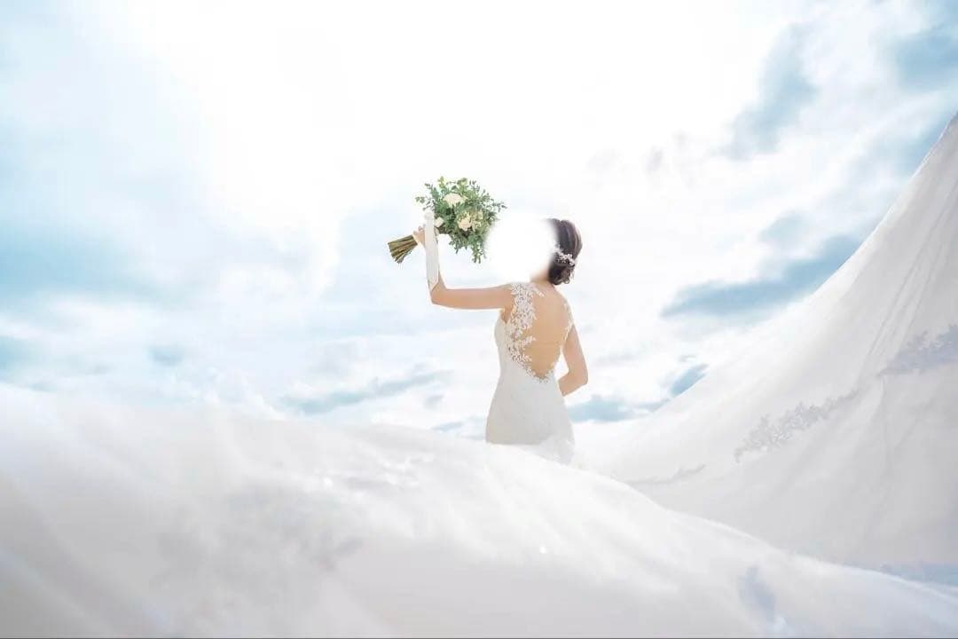 【YNS WEDDING】ウェディングドレス/専用パニエ・持ち運び用バッグ付き