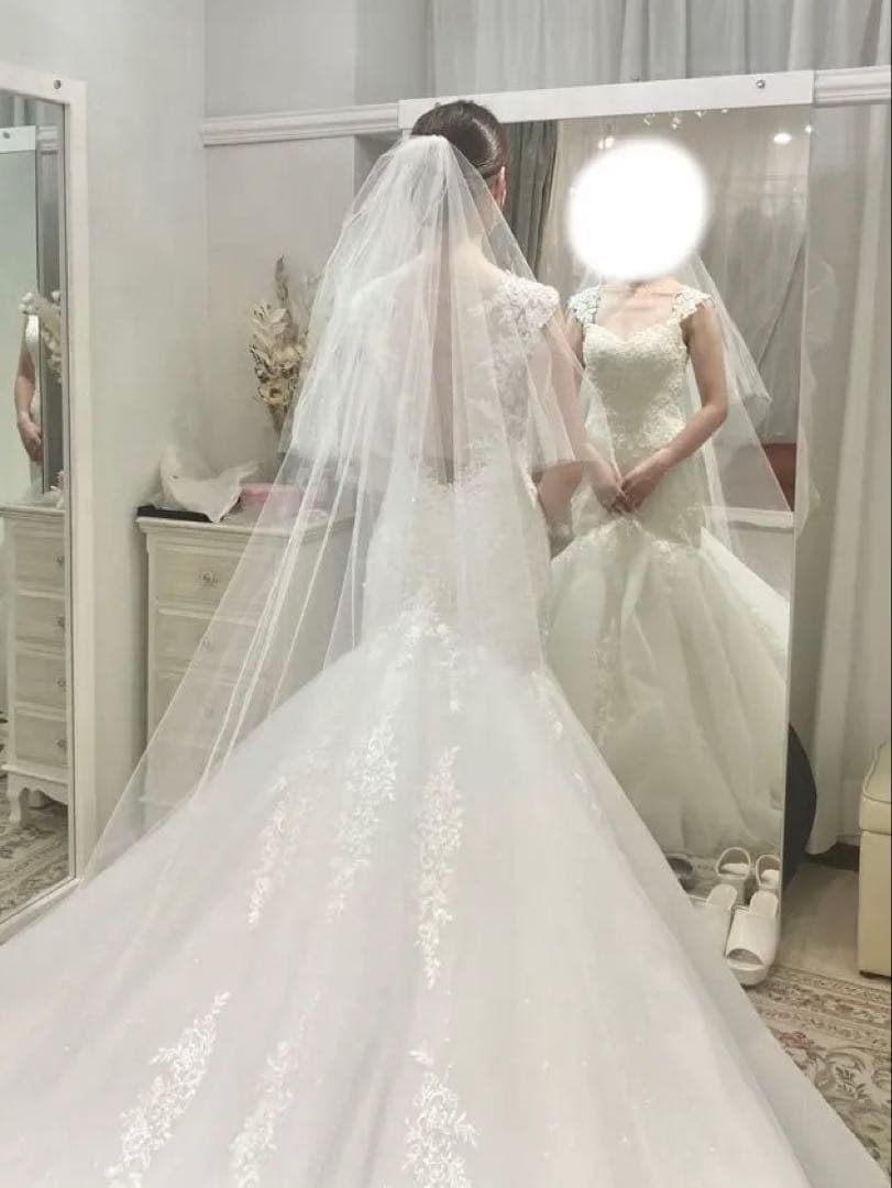 【YNS WEDDING】ウェディングドレス/専用パニエ・持ち運び用バッグ付き