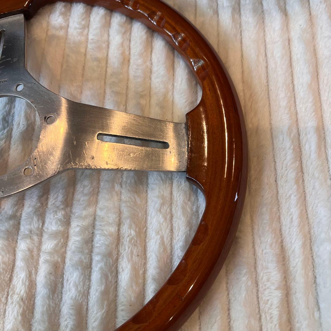 美品　Nardi ナルディ　ウッド　33π ステアリング