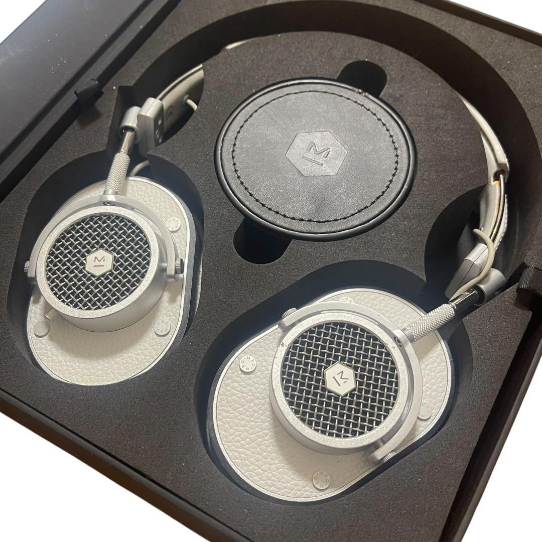 MH40 master&dynamic ホワイト　有線　ヘッドホン
