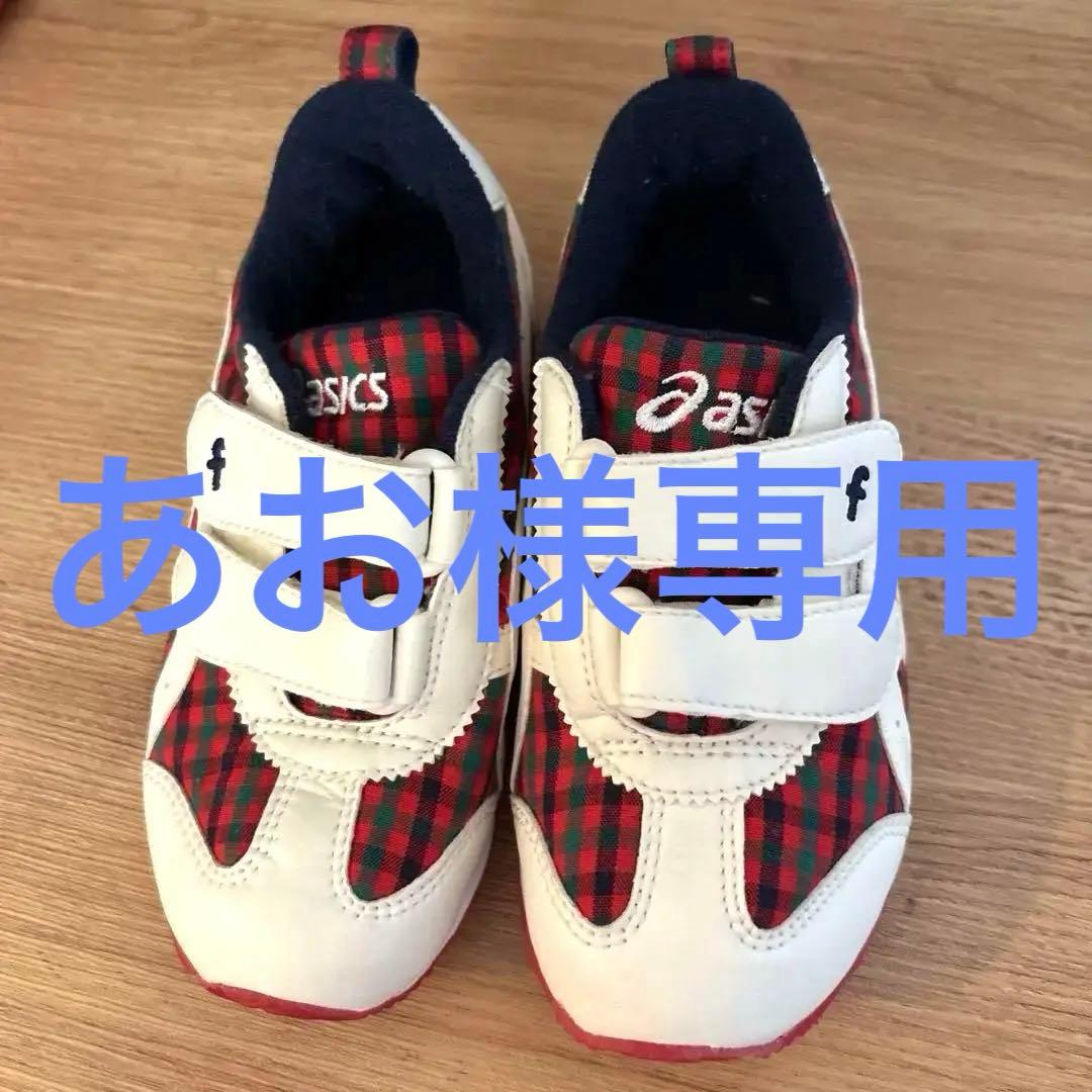スニーカー アシックス × familiar 17.5cm