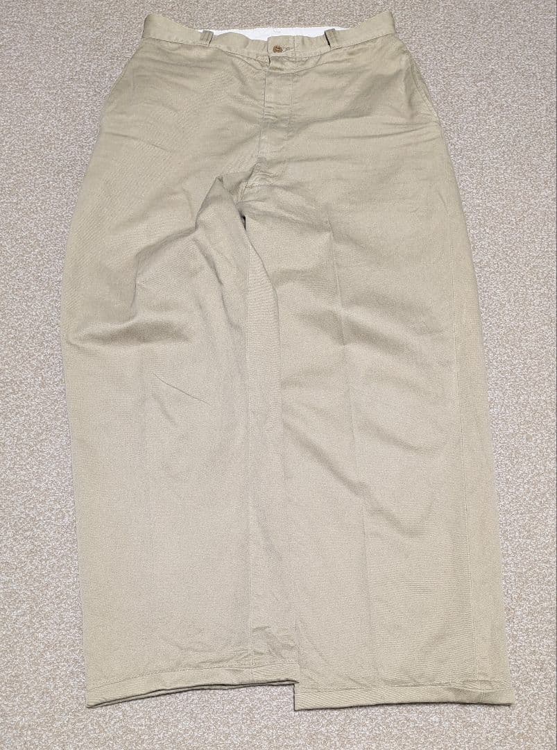 【米軍実物】60s US ARMY チノパン トラウザーズ RAPIDジップ