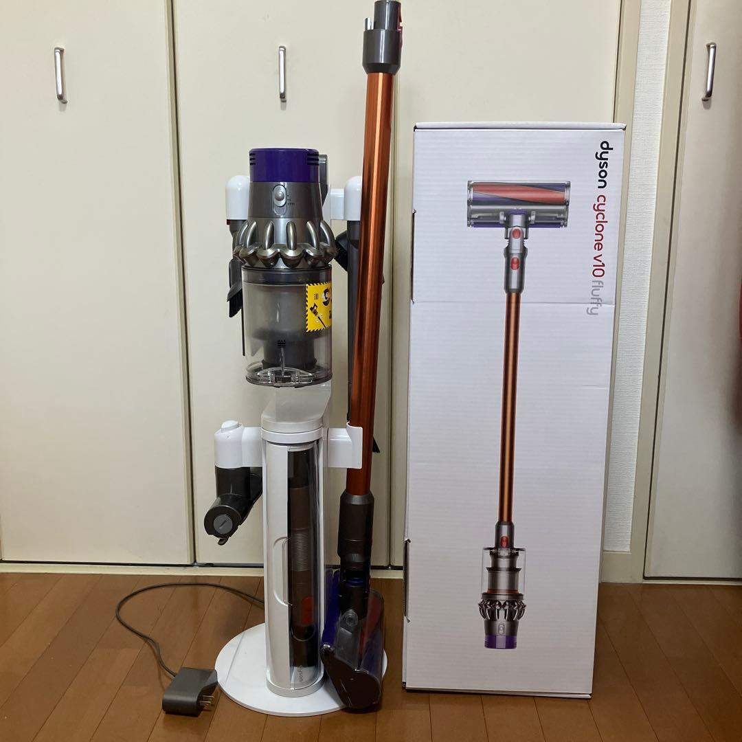 掃除機・クリーナー Dyson Cycrone v10 fluffy +dok