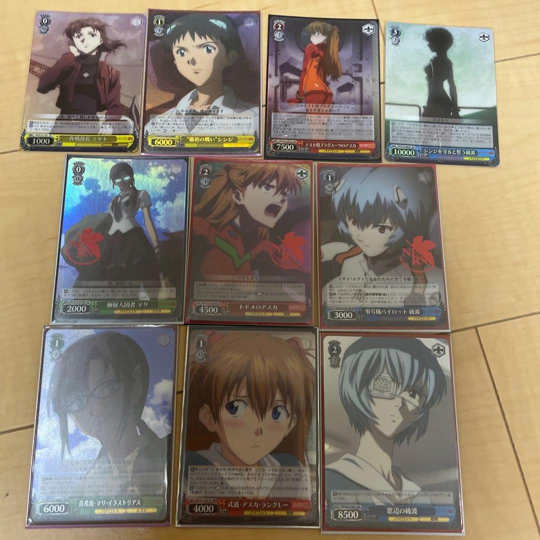 ヴァイスシュヴァルツ　エヴァンゲリオン SP RRR SR ホイルセット