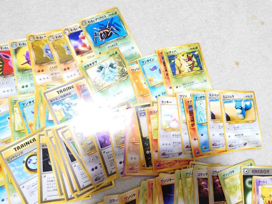 ポケモンカード　旧裏　ノーマル neo ゴースト　わるい　アンノーン　ニャース