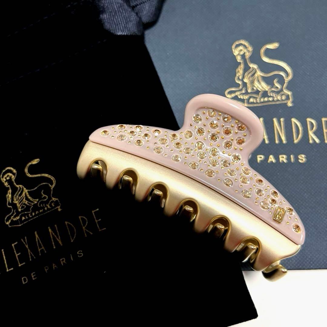 ♡新品♡ ALEXANDRE DE PARIS ヘアクリップ ベージュ M