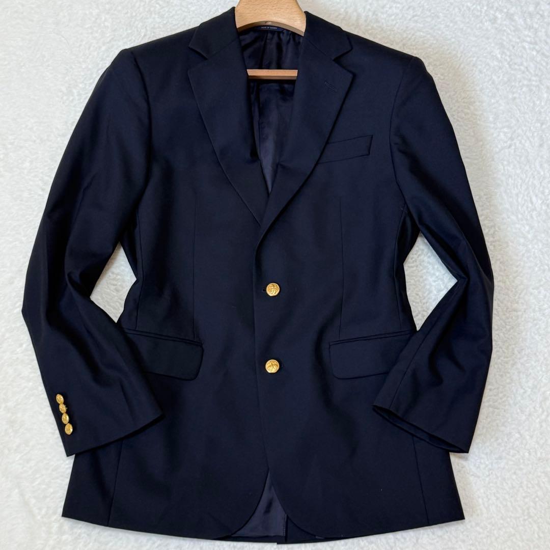 k*7様 ブルックブラザーズ 紺ブレ Madison ロロピアーナ 金ボタン シ