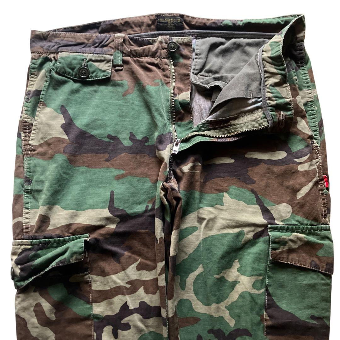 wtaps 迷彩ミリタリーワイドカーゴパンツ SIZE4 ヴィンテージレプリカ