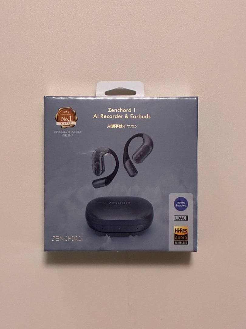 [新品未開封] ZENCHORD 1 AI議事録イヤホン パールホワイト
