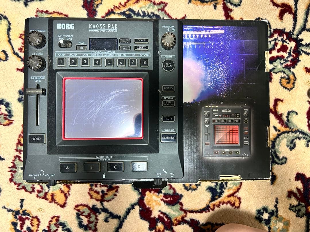 【箱付き】KORG KAOSS PAD KP3 本体と付属品