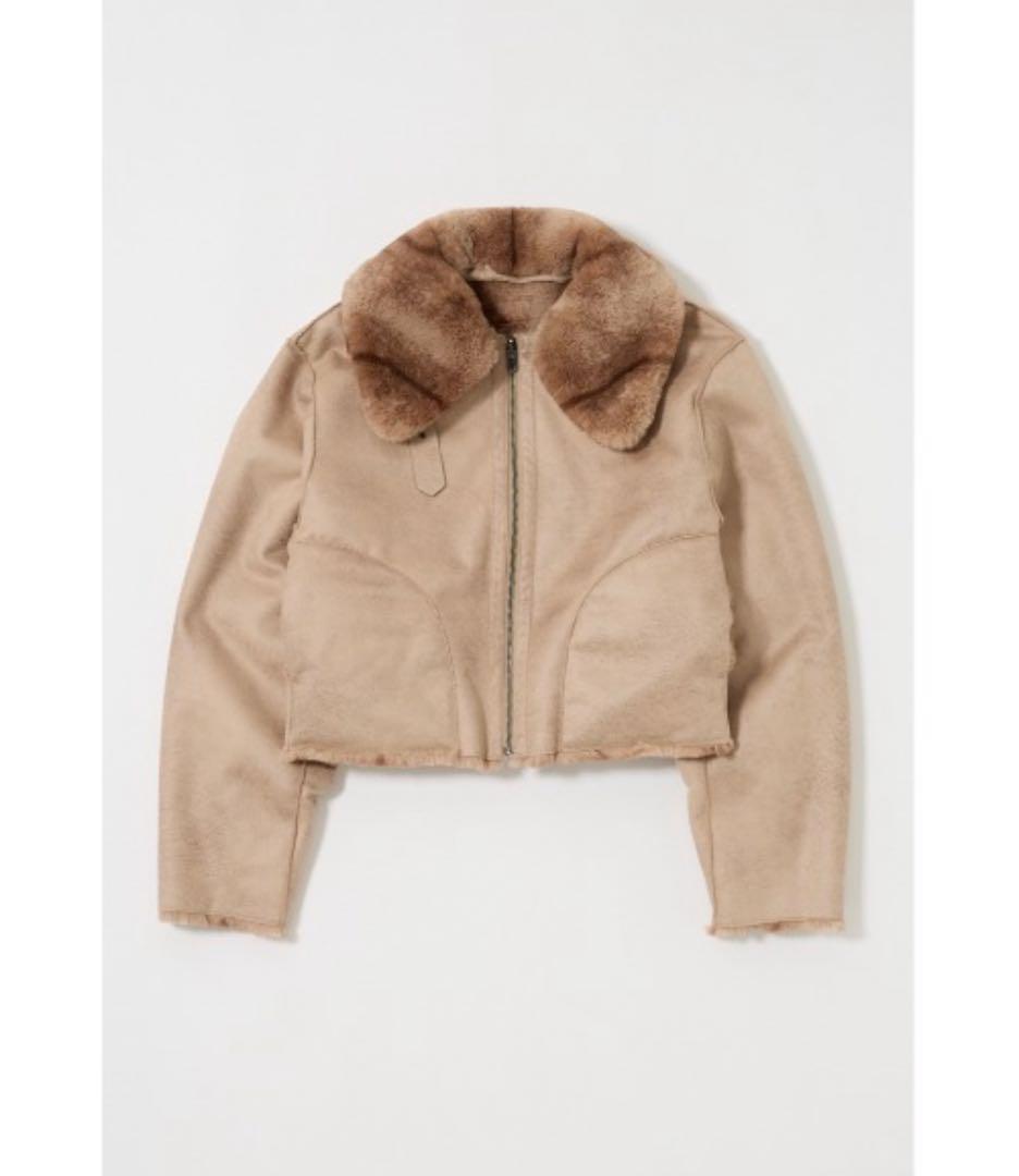 MOUSSY REVER FAUX ファーコート IVOY