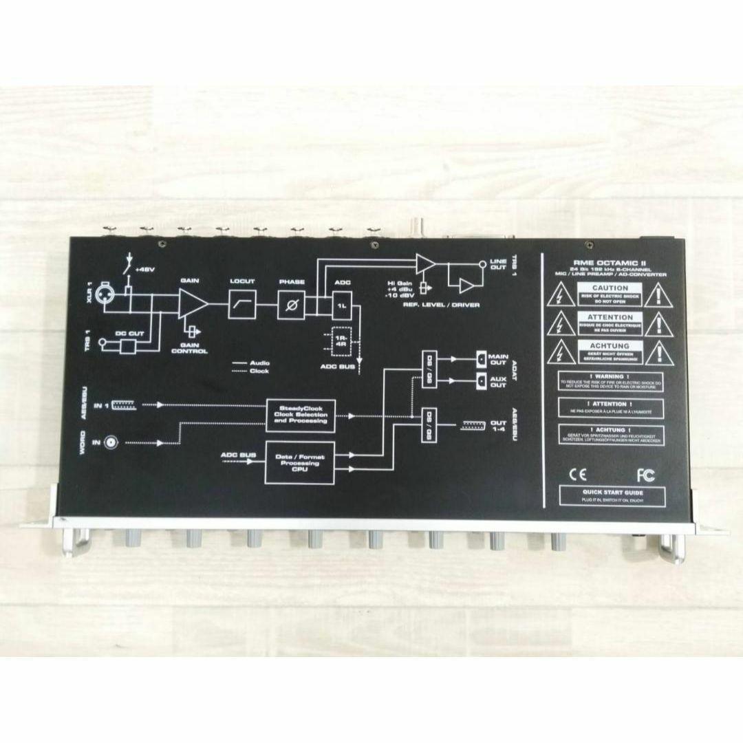 RME OCTAMIC II 8チャネルマイク/ラインプリアンプwith ADC