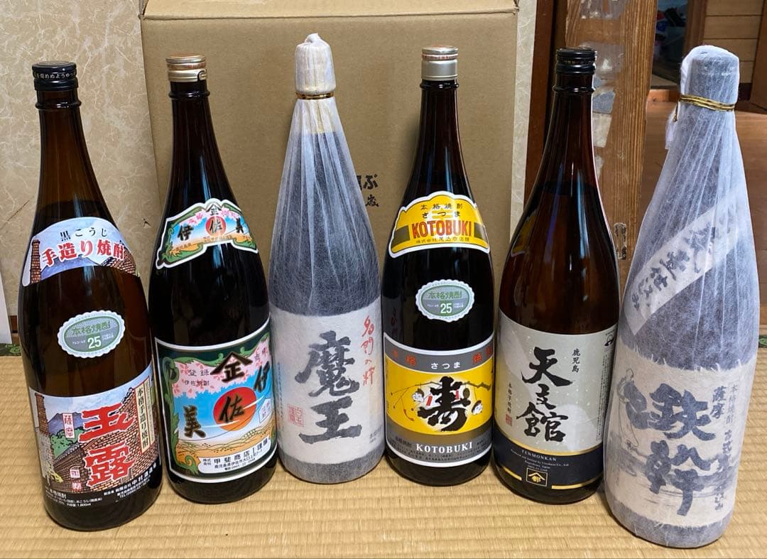 芋焼酎一升瓶6本セット