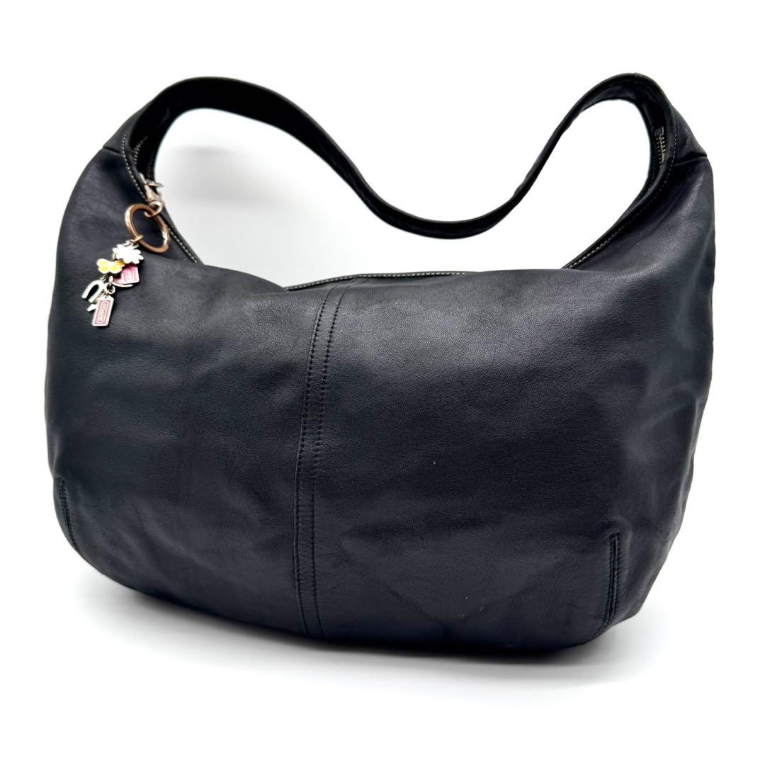 バッグ coach rare hobo leather signature bag