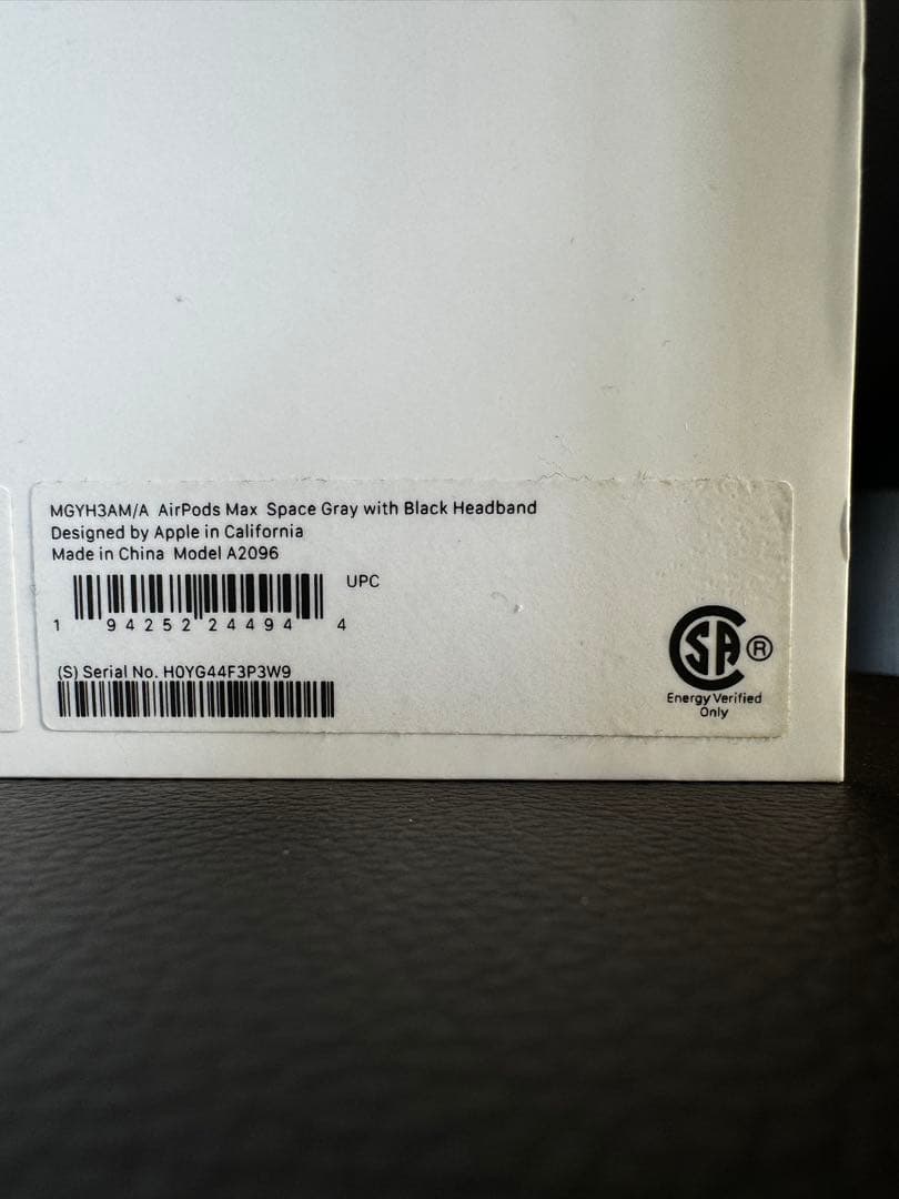【極美品】AirPods Max Space Gray