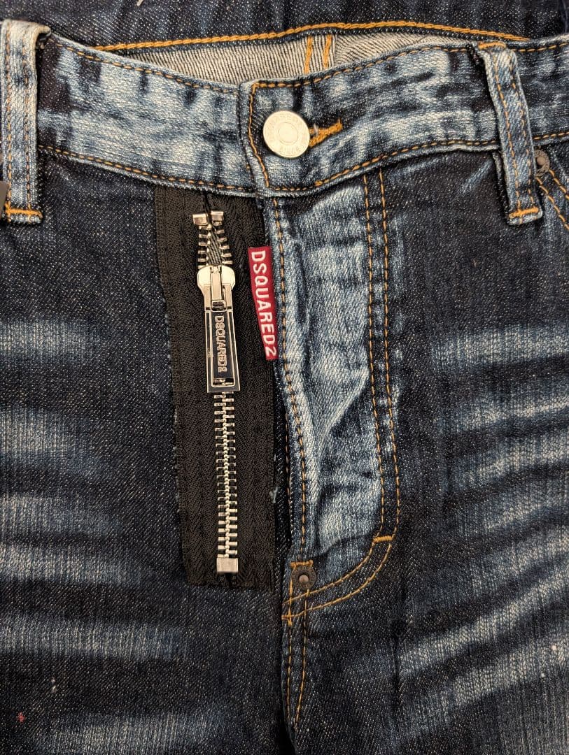 新品タグ付き定価9.8万DSQUARED2 ダメージデニムジーンズ サイズ50