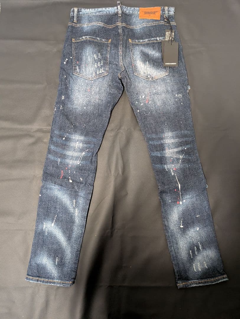 新品タグ付き定価9.8万DSQUARED2 ダメージデニムジーンズ サイズ50