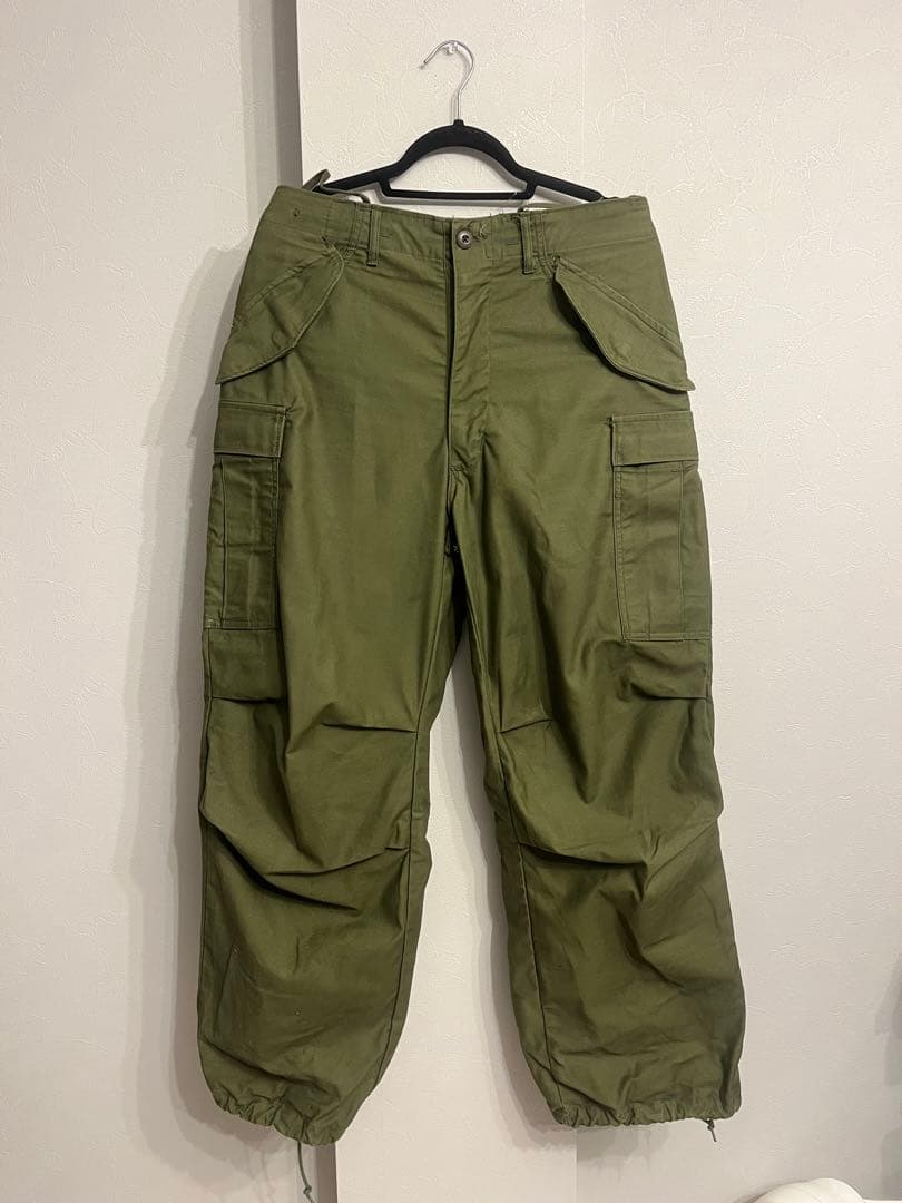 【最終値下げ】M65フィールドパンツ　67年製アルミジップ　デッドストック　実物