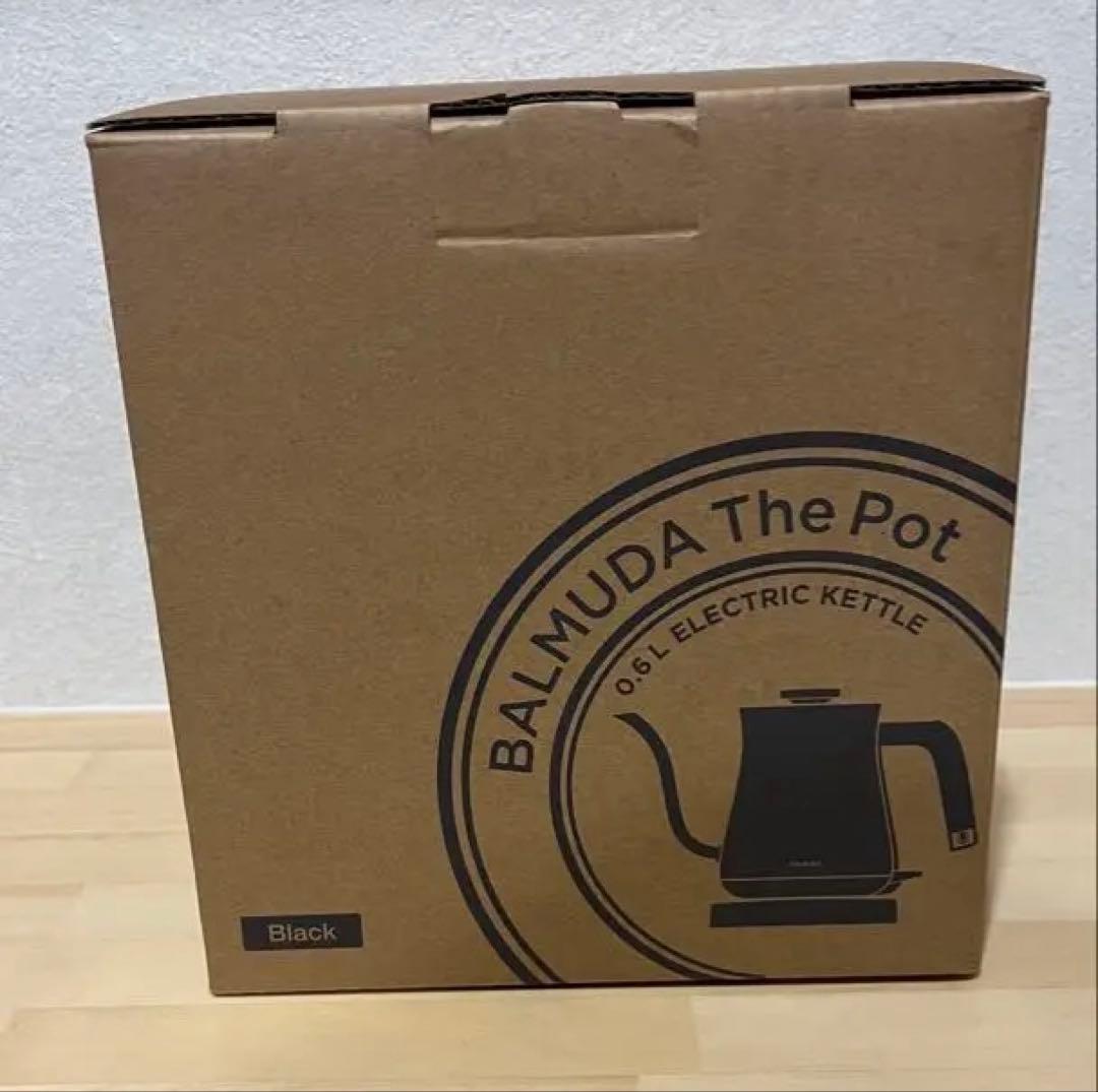 【未使用】BALMUDA The Pot ブラック 電気ケトル