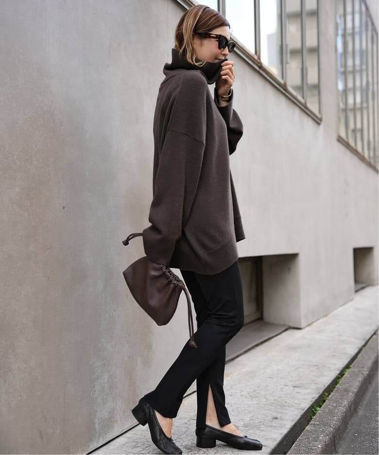 ドゥーズィエムクラス　Warm Zipレギンス パンツ　38　タグ付