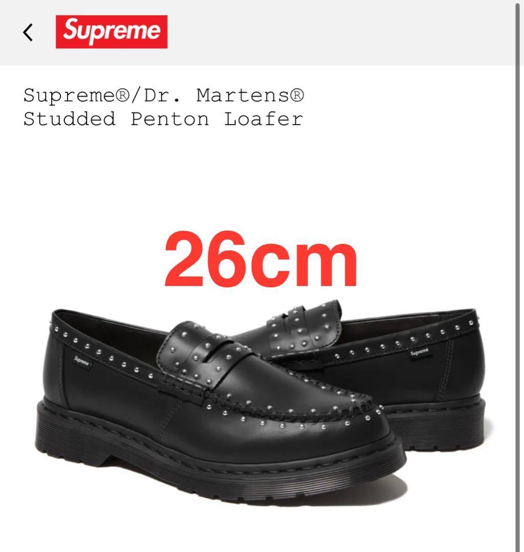 靴 Supreme Dr.Martens Studded Penton Loafer