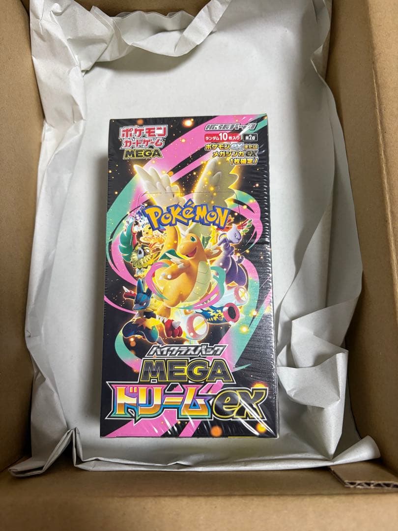 ポケモンカードゲームMEGAハイクラスパックMEGAドリームex シュリンク付き