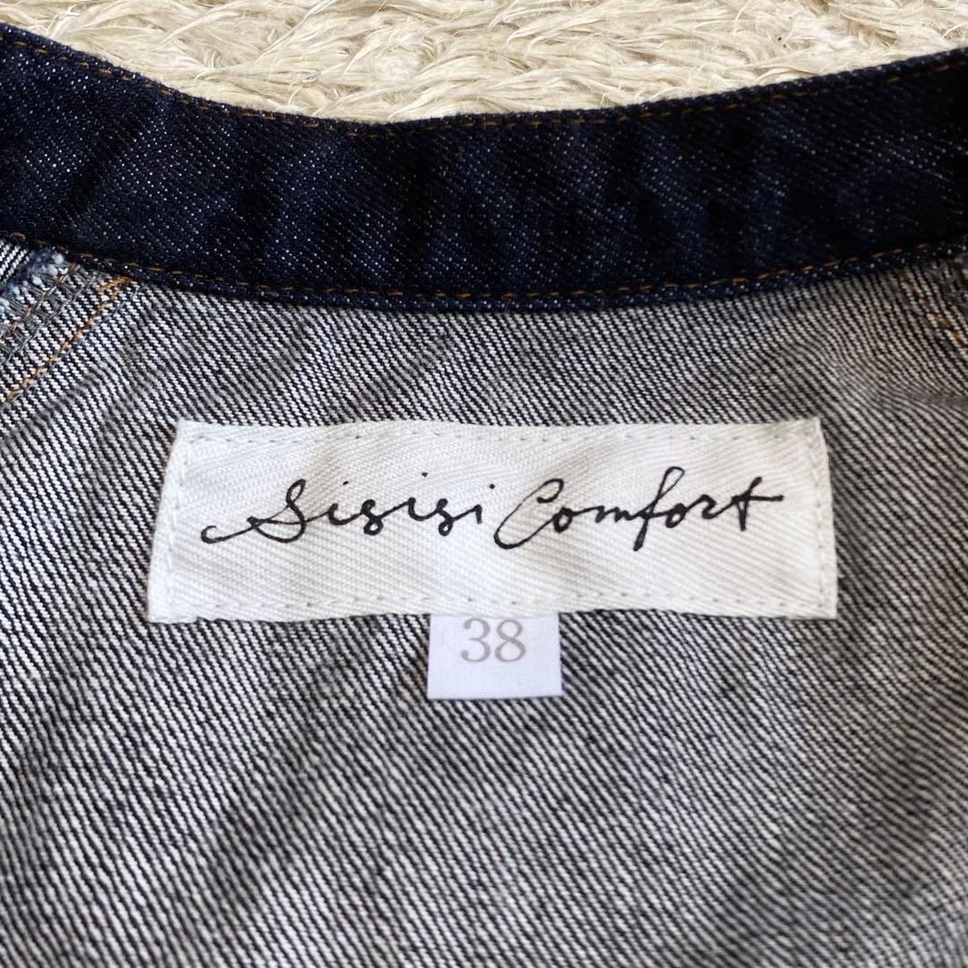 極美品✨️si-si-si comfort スタンドカラー デニムジャケット M