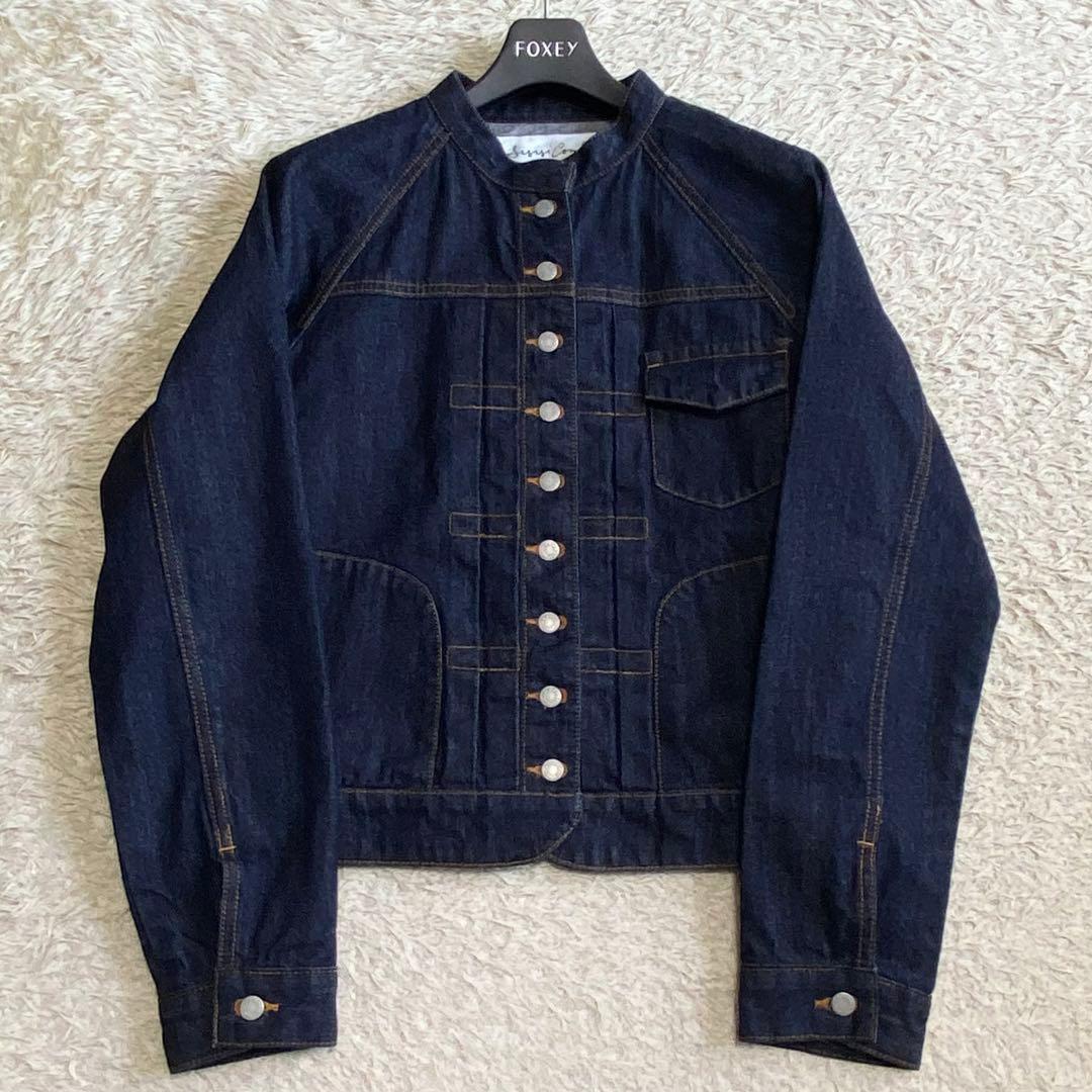 極美品✨️si-si-si comfort スタンドカラー デニムジャケット M