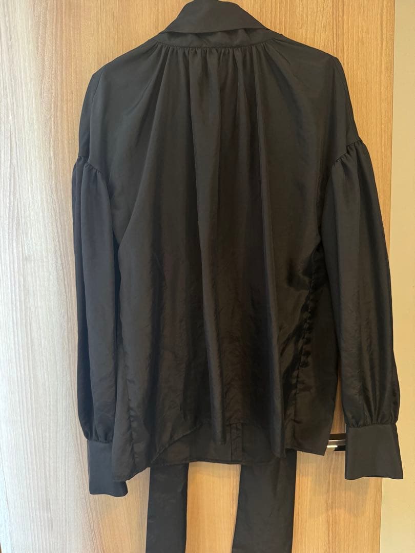 Whim Gazette シルキーボウタイブラウス今季美品