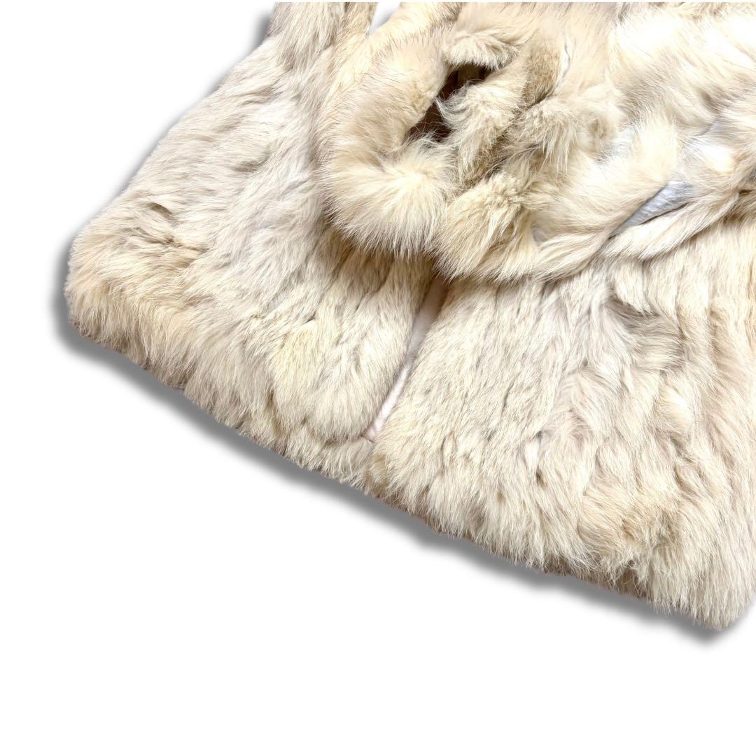 【美品✨】ブルーフォックス リアルファーコート 本毛皮 狐 大きいサイズ