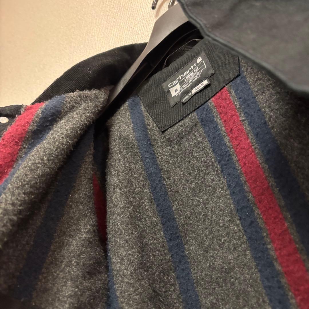 Carhartt 2022春カーハート ダックチョアジャケット M 黒 ブラック