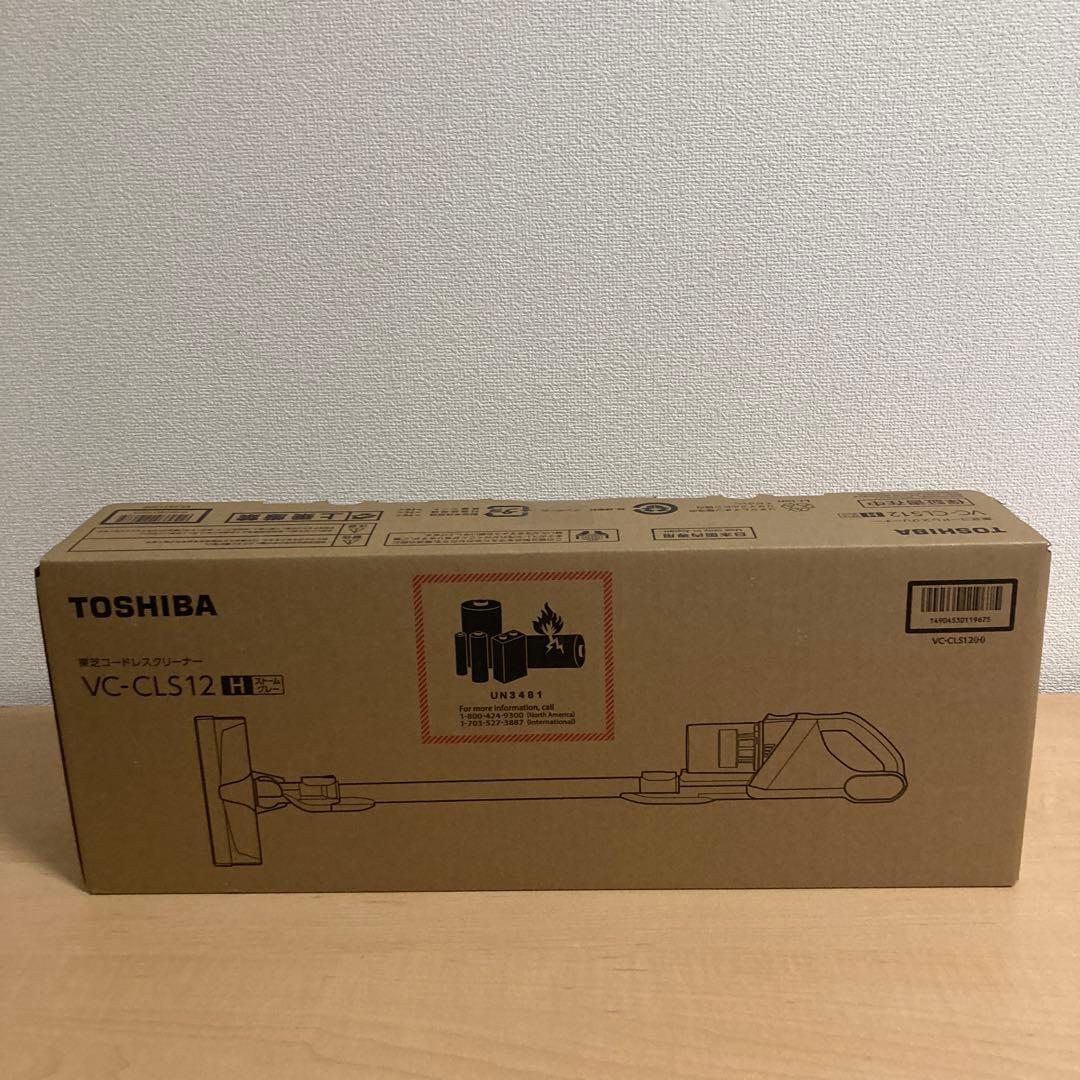 東芝 コードレスクリーナー VC-CLS12 ストームグレー ①