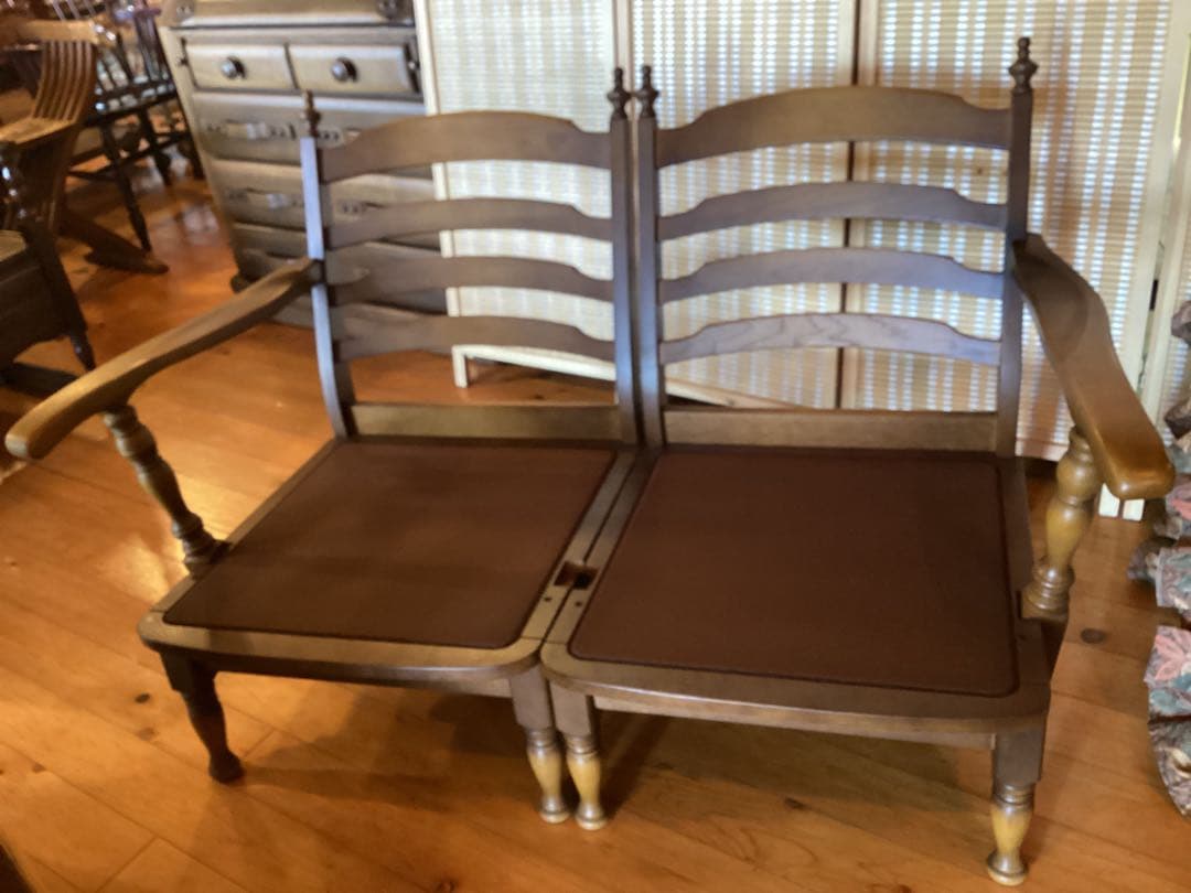 飛騨産業　キツツキ　穂高　2人用　ソファ　リビングチェア