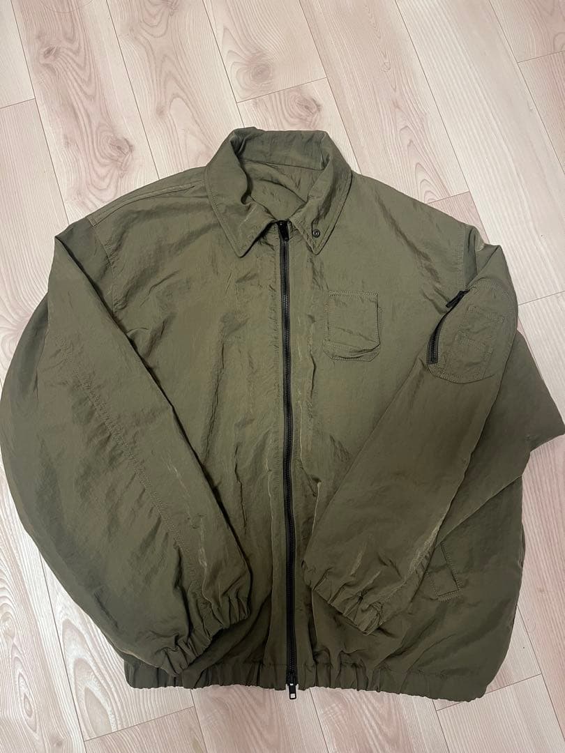 ジャケット・アウター Bio Washed Nylon Oversized Fight Jacket