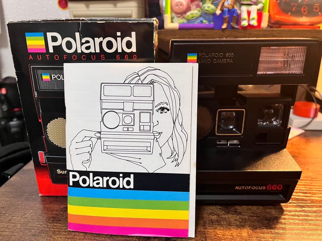元箱　実写済み　polaroid 660 ポラロイド