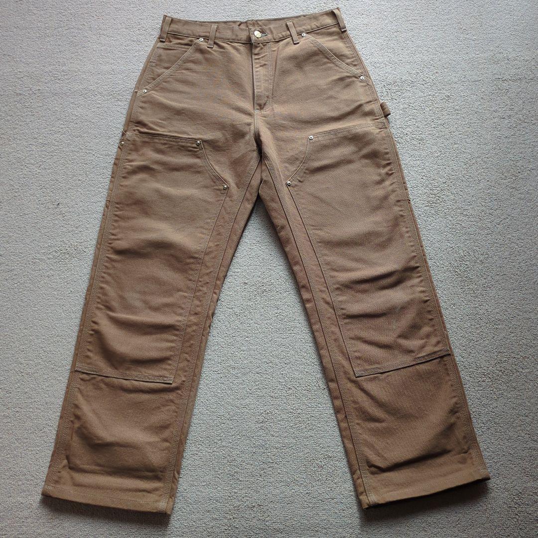 USA製 Carhartt ダブルニー 美品 ダンガリーフィット アメリカ