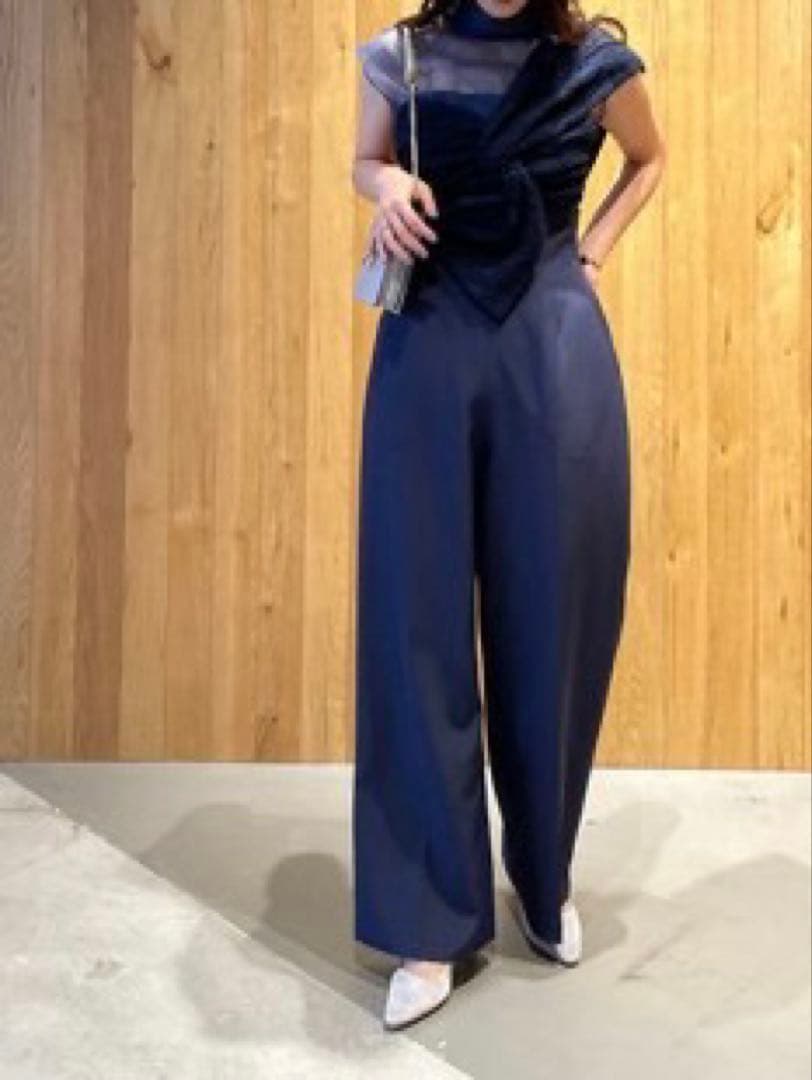 ＊新品タグ付き美品＊ラグナムーン LADYエンブロイダリーツイストパンツドレス