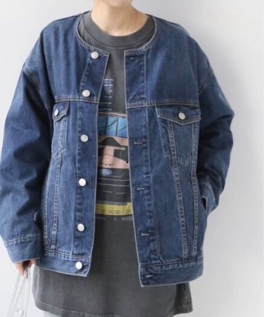 JOURNAL STANDARD relume デニムジャケット　ノーカラー